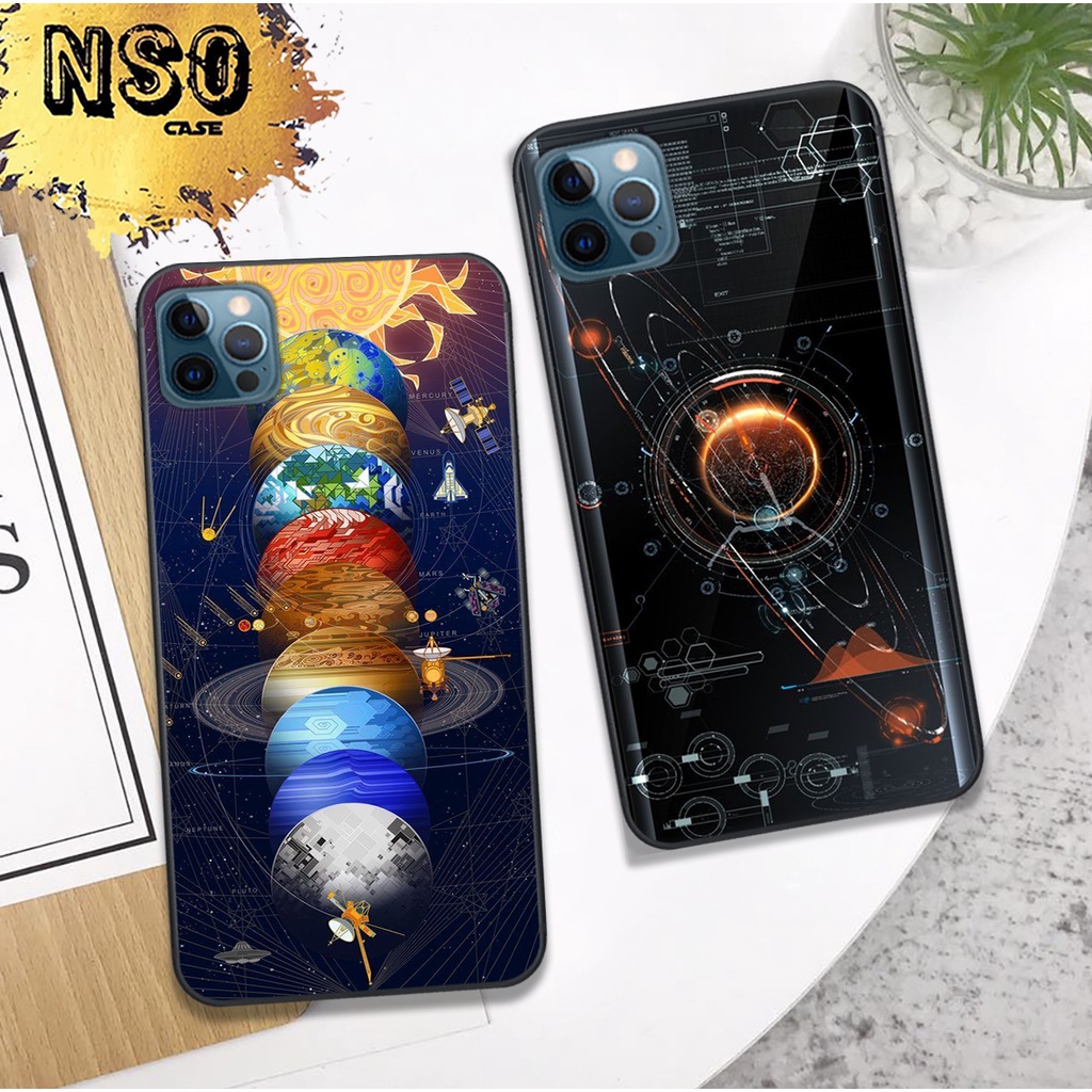 Ốp Iphone 12 / 12 Pro / 12 Pro Max In Hình Họa Tiết Vũ Trụ Phi Hành Gia Đẹp Hot Trend