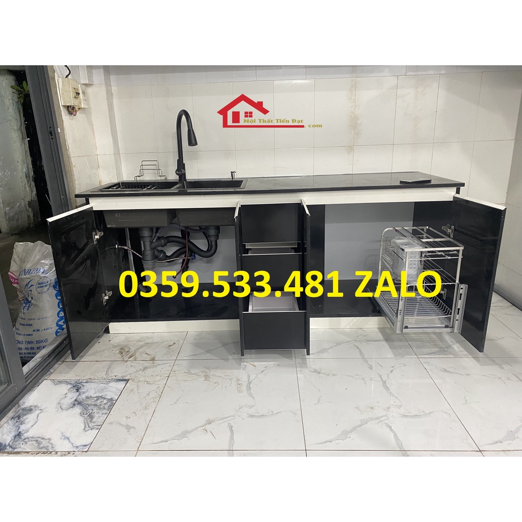 Tủ bếp cao cấp siêu bền nhựa Ecoplast - Nhận đặt theo yêu cầu Freeship HCM