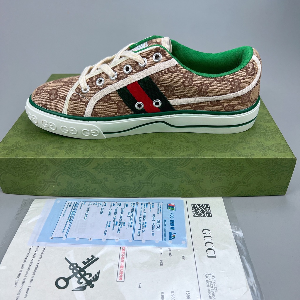 Giày thể thao nam Gucci TENNIS BT 199 - Nat- Giày sneaker nam mẫu mới nhất 2 màu thời trang đế cao su cực êm có bảo hành