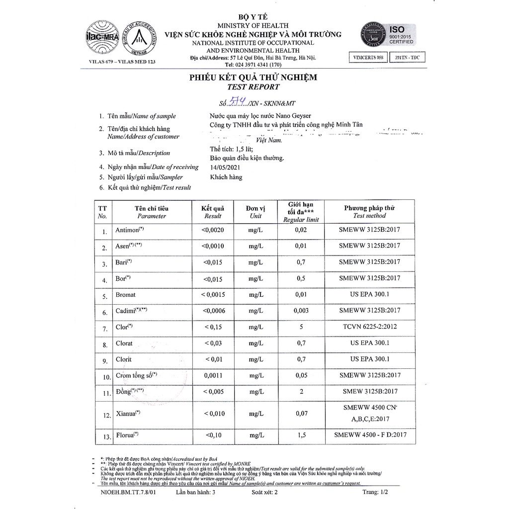 Bộ lõi lọc thô PP.5.Micron, GAC, PP.1.Micron GEYSER TECHNOLOGY.Bộ 3 lõi lọc nước số 123 dùng cho các dòng máy RO