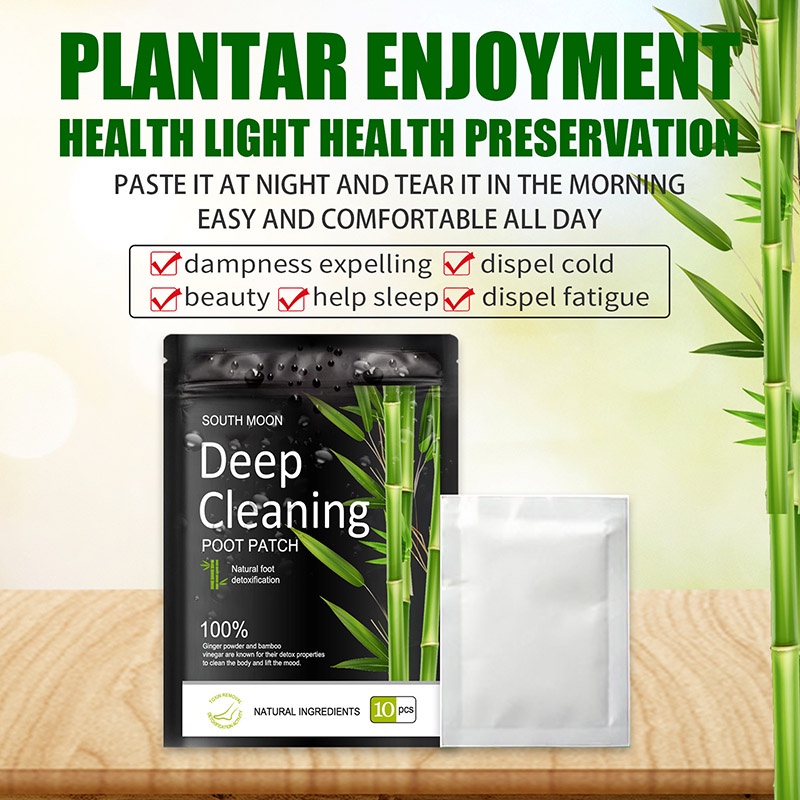 Miếng Dán Thải Độc Bàn Chân Giảm Căng Thẳng &amp; Ngủ Sâu 100% Thành Phần Tự Nhiên Giúp Loại Bỏ Độc Tố &amp; Làm Sạch Cơ Thể HB