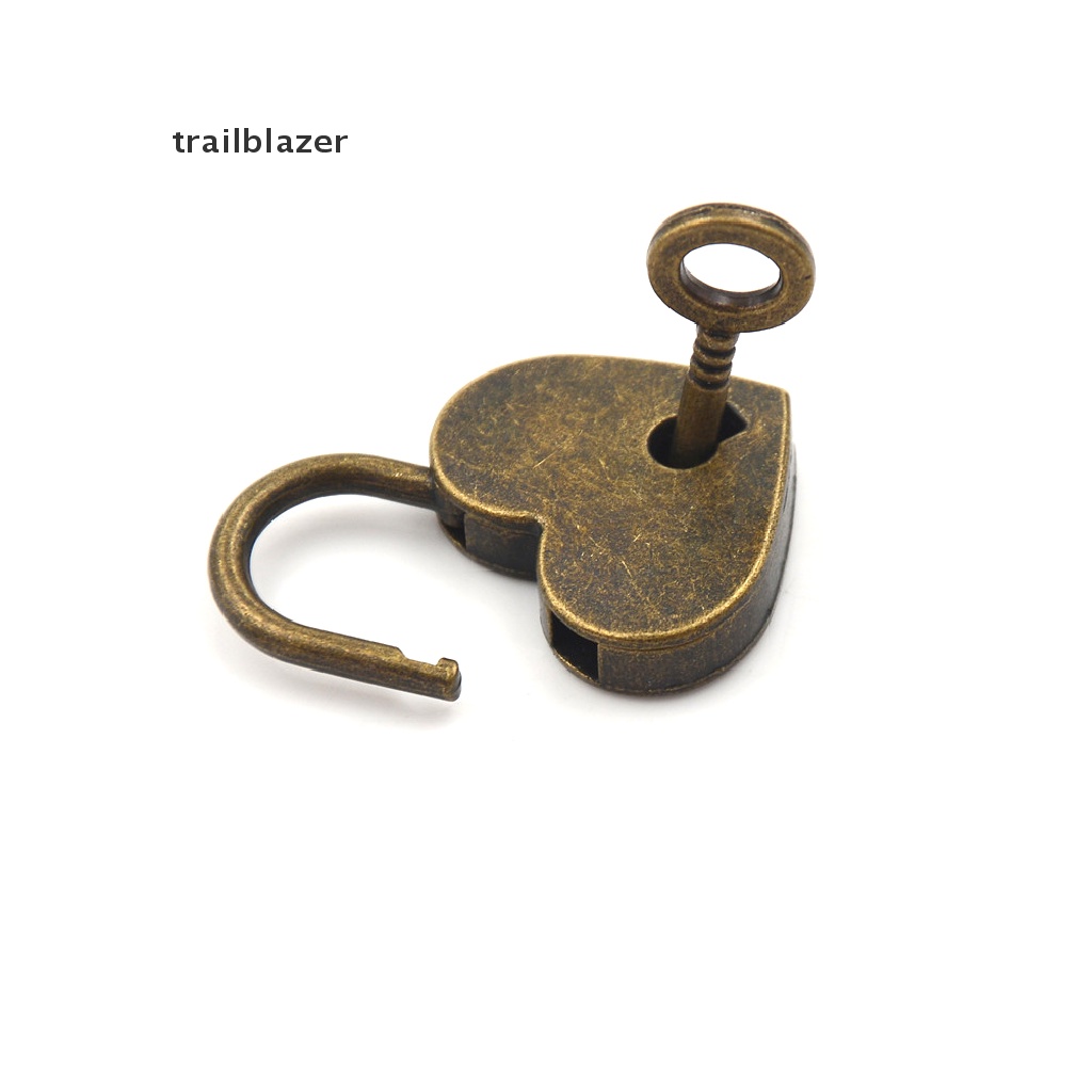 Ổ Khóa Hành Lý Mini Hình Trái Tim Kèm Chìa Khóa