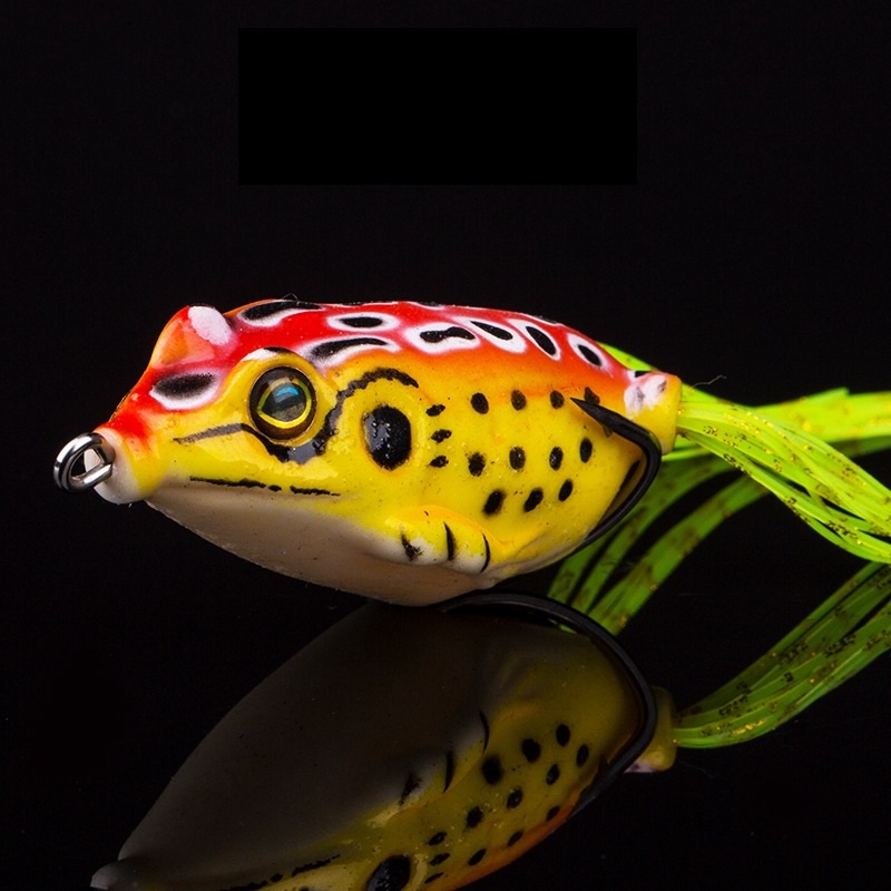 Mồi Câu Cá Giả Hình Con Ếch Mềm Có Móc/Mồi câu chuyên nghiệp, chất lượng cao Super Frog/Fishing Lure