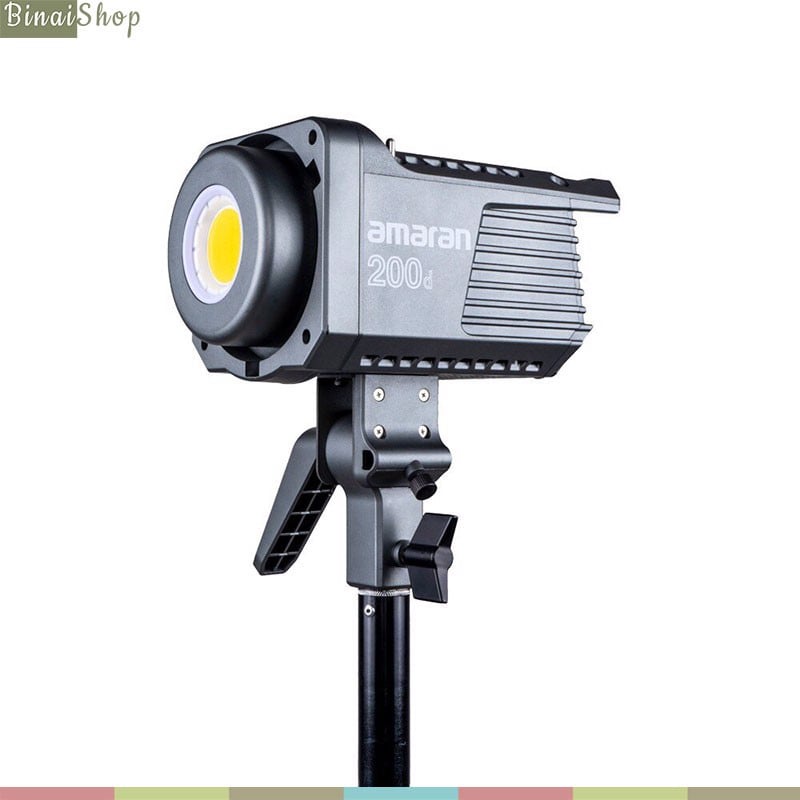 Đèn LED Studio Nhiệt Độ Màu 2700-6500K - Aputure Amaran 100D 200D 100X 200X - Bluetooth, Điều Khiển Qua App
