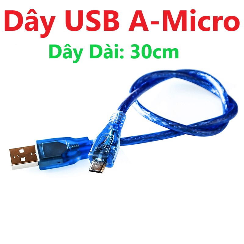 Dây Cáp USB Truyền Dữ Liệu Cho Thiết Bị Arduno R3, Mega2560, Nano, Máy In, Sạc Điện Thoại, Dây USB, Cap USB Mini, Micro