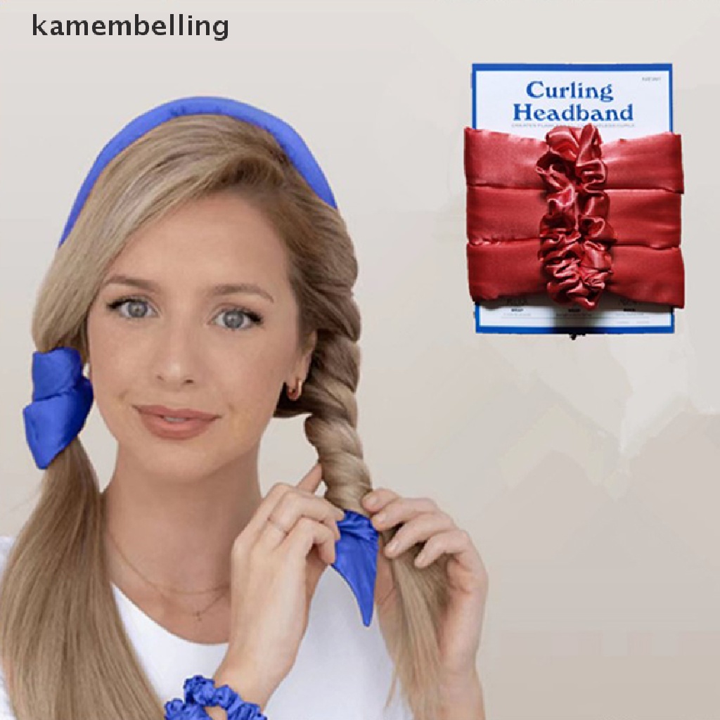 kamembelling Hair Curler Heatless Curls Sleep Curling Iron Curly Products Accessories Tools EN