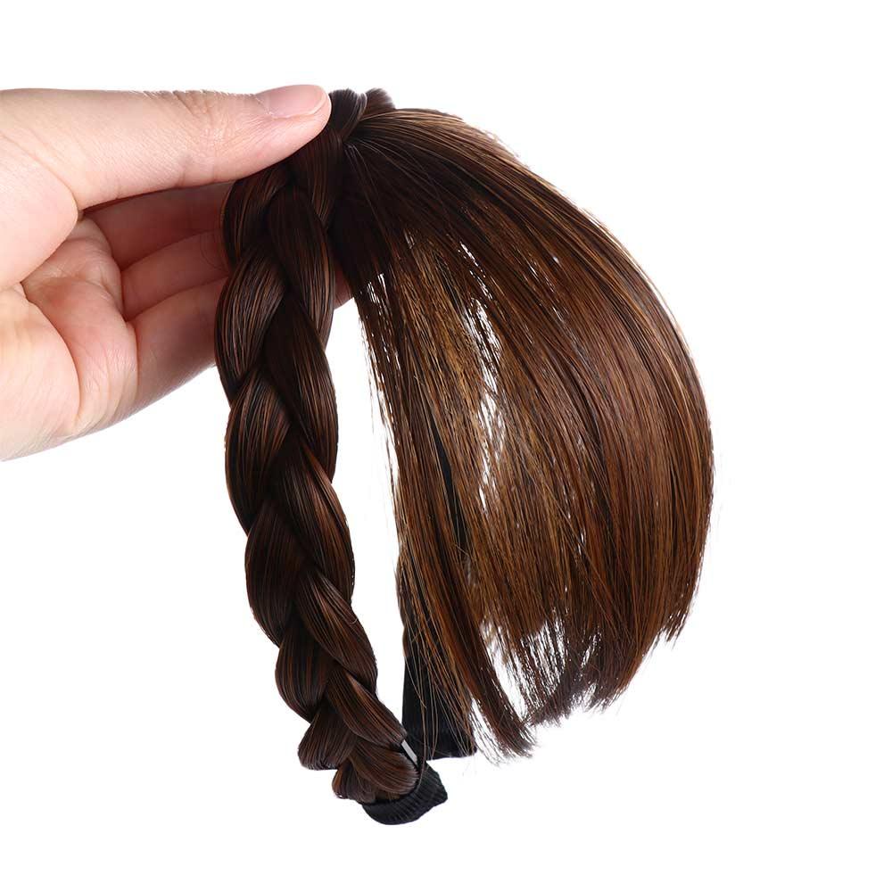 Tóc Mái Giả Bằng Sợi Tổng Hợp Tự Nhiên Kháng Nhiệt Cho Nữ
