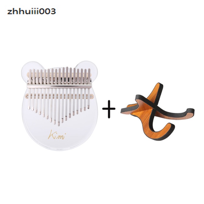 Đàn Kalimba 17 Phím Bằng Acrylic Trong Suốt Kèm Búa Và Giá Đỡ Tiện Dụng