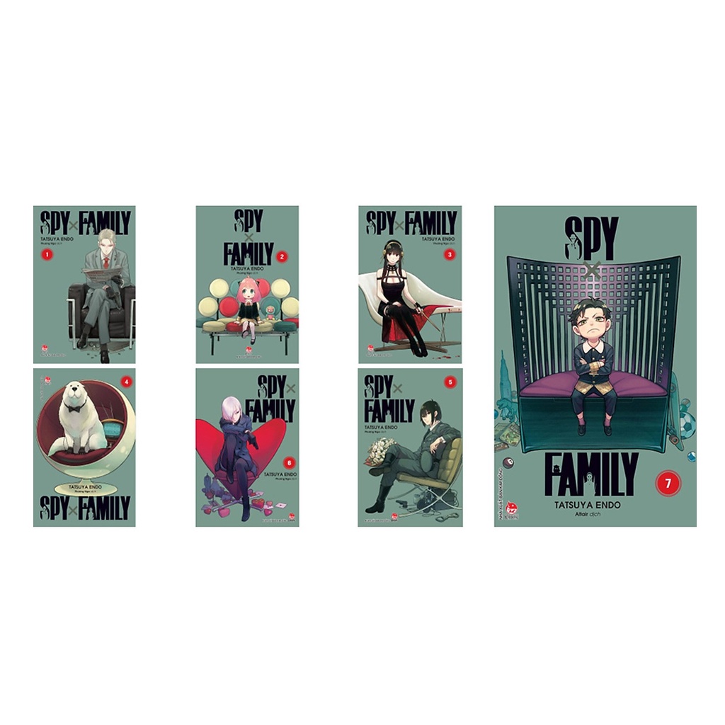 Sách - Combo Spy X Family - Từ Tập 1 Đến Tập 7