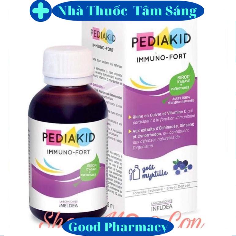 Pediakid Immuno Fort tăng cường miễn dịch siro lọ 125ml Pháp h