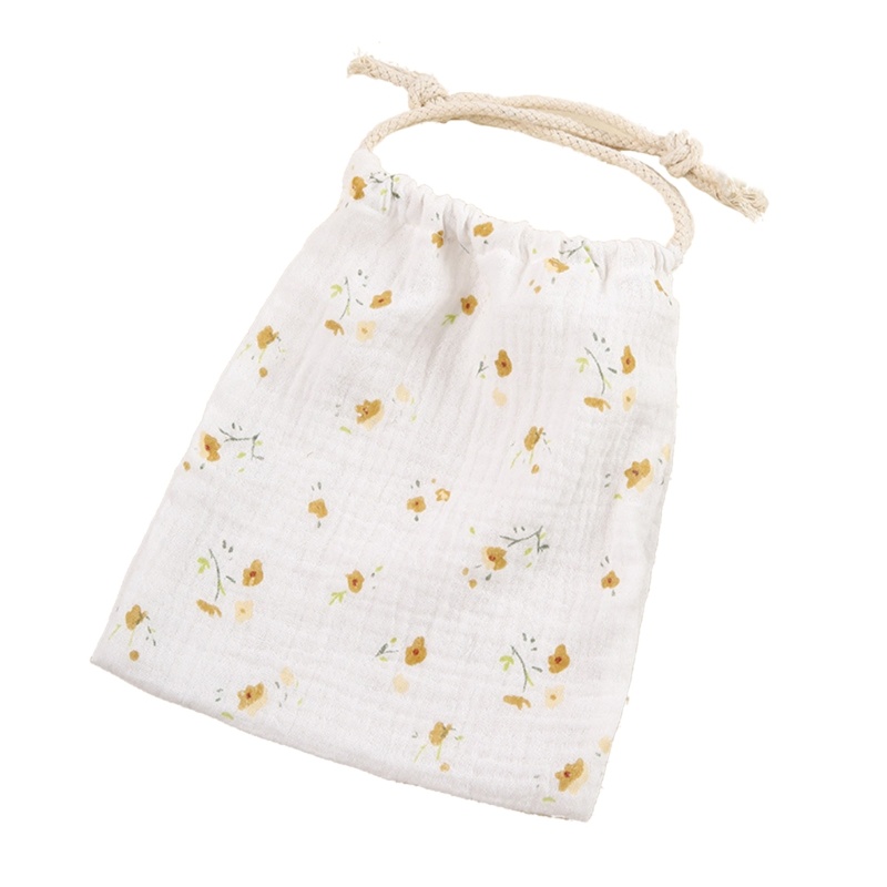 Túi Đựng Bỉm Bằng Cotton Màu Kẹo Ngọt Tiện Dụng