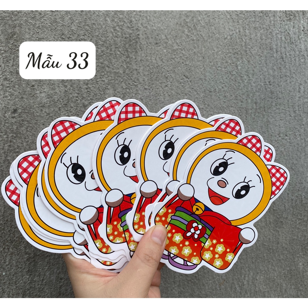 COMBO 10 BAO LÌ XÌ CHIBI, BAO LÌ XÌ MÈO THẦN TÀI, BAO LÌ XÌ TẾT 2023