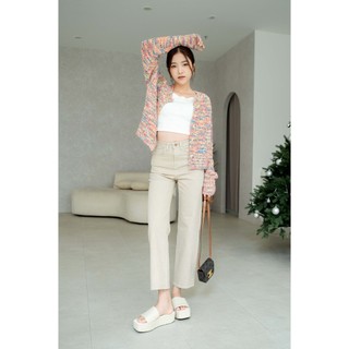 LENCLOTHING Quần jeans nữ 9184-9185 - Quần jeans suông basic