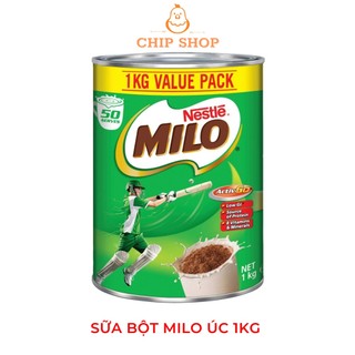 Sữa bột Milo Úc Nestle Chính Hãng hộp 1kg