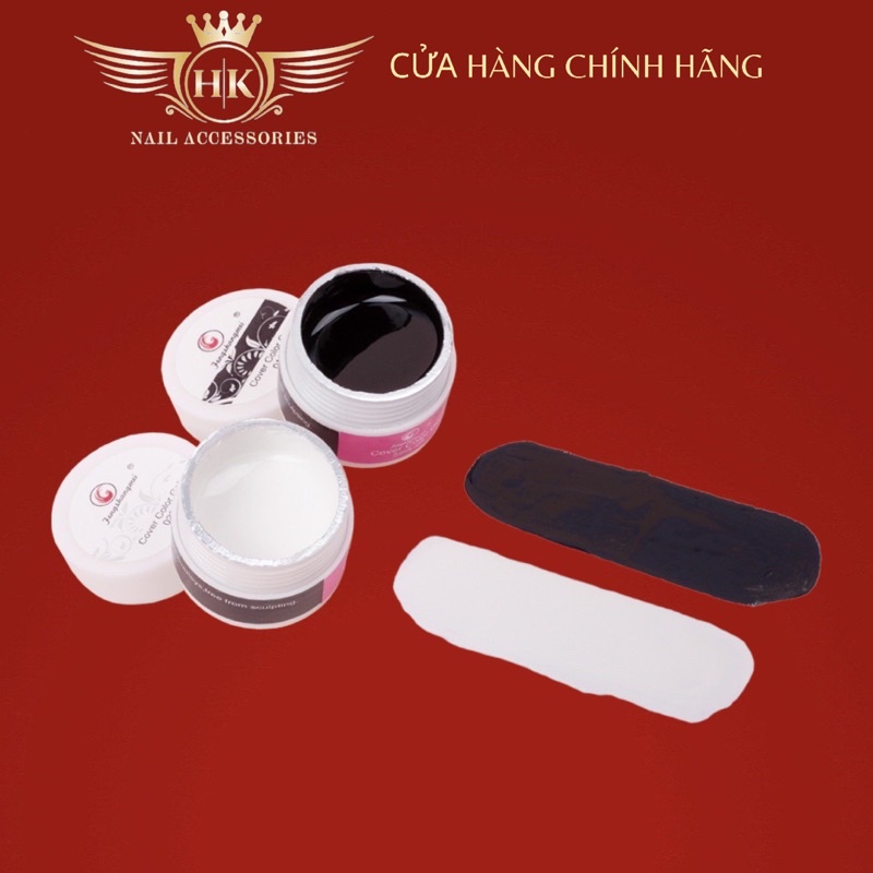 Gel vẽ đặc trắng, đen HK NAIL ACCESSORIES chính hãng