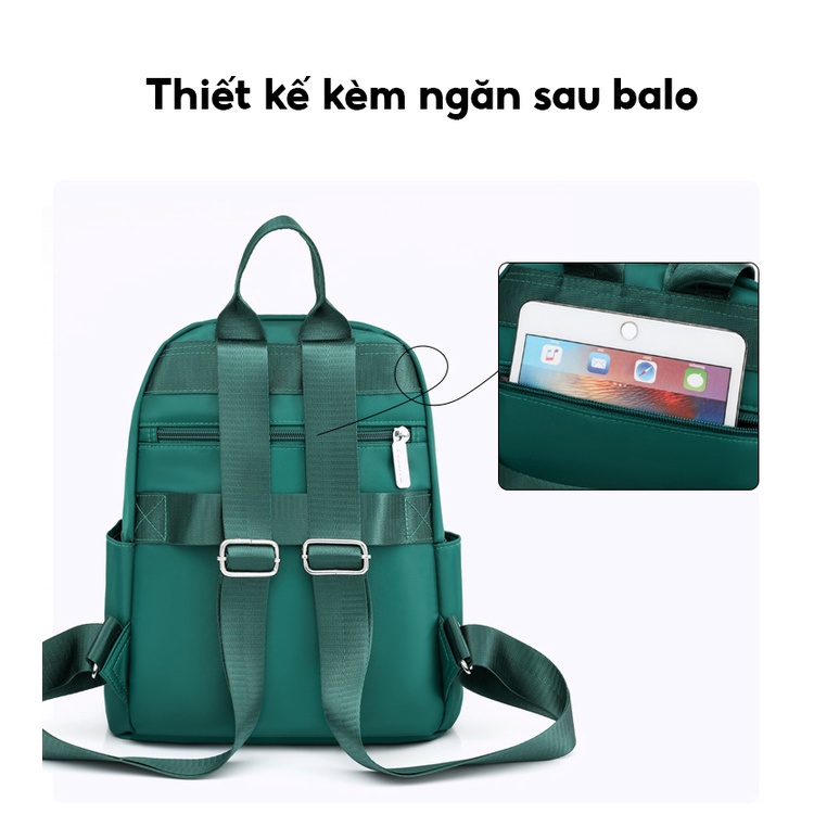 Balo nữ mini nhiều màu chống nước nhiều ngăn đựng tiện lợi thời trang trung niên công sở 0371