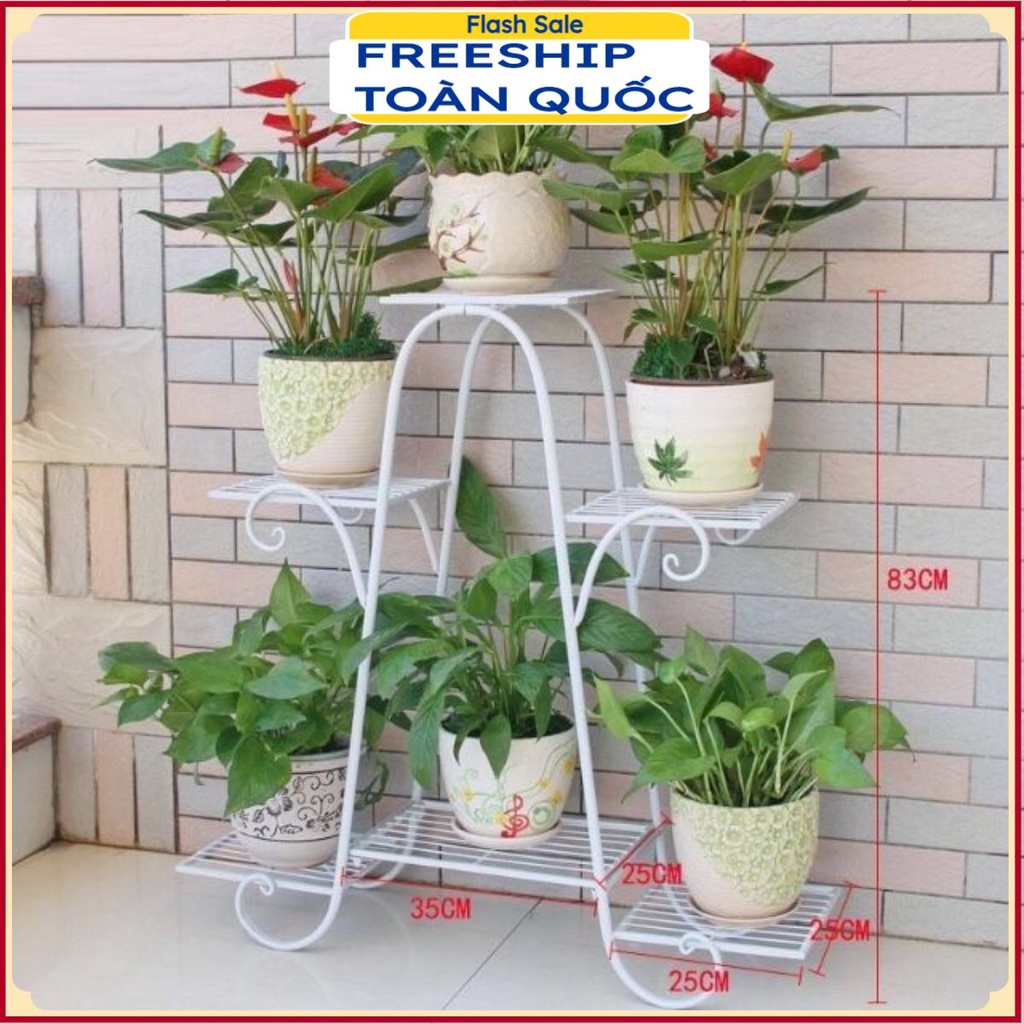 Kệ để chậu hoa, chậu cây cảnh 6 tầng .