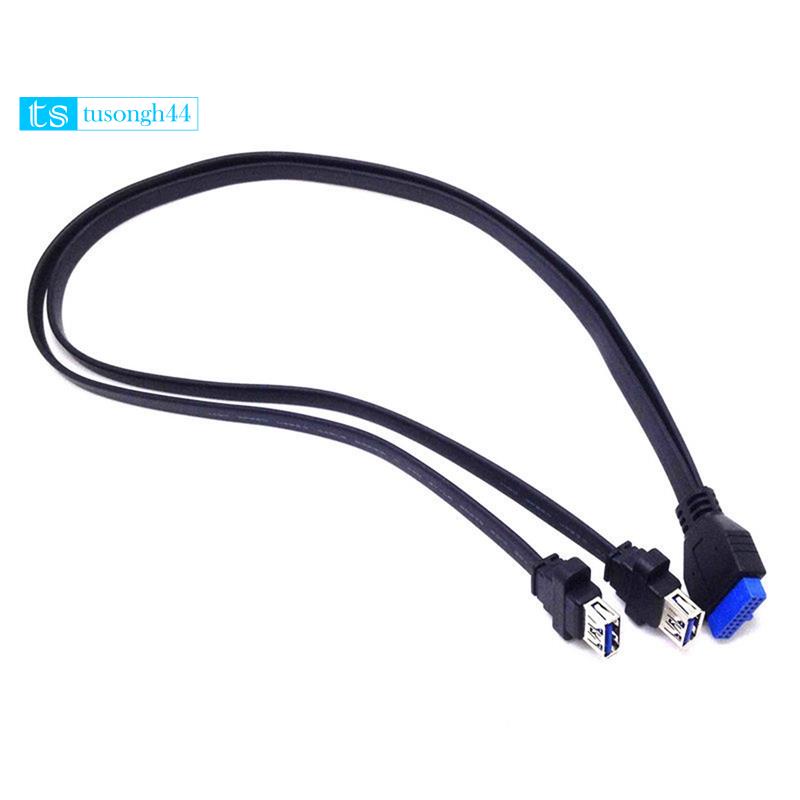 Cáp ChuyểN ĐổI Mở RộNg 2 CổNg USB 3.0 Sang 20 Pin