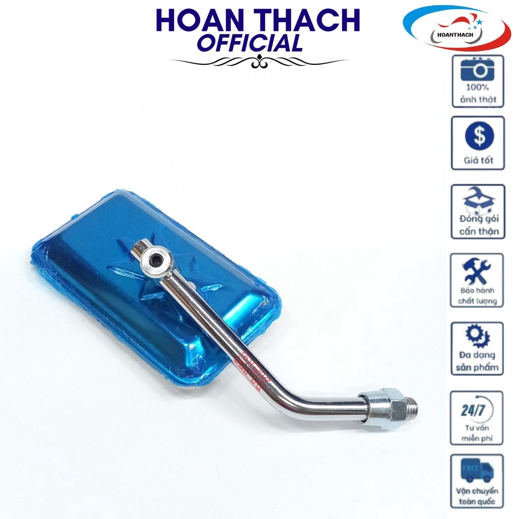 Kính Trái Vuông Xi INOX Dành Cho Mọi Loại Xe, HOANTHACH SP000963