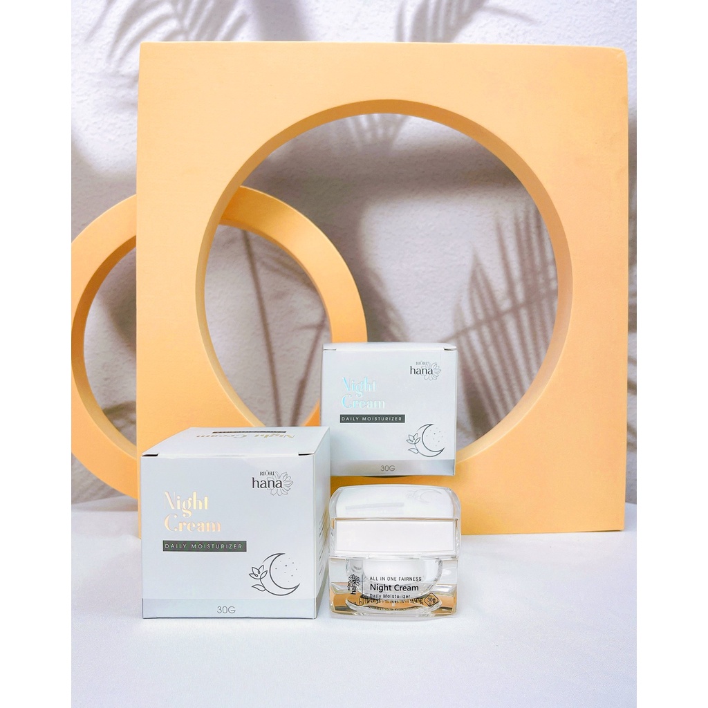Kem Dưỡng Trắng Da Ban Đêm RIORI HANA - NIGHT CREAM 30g