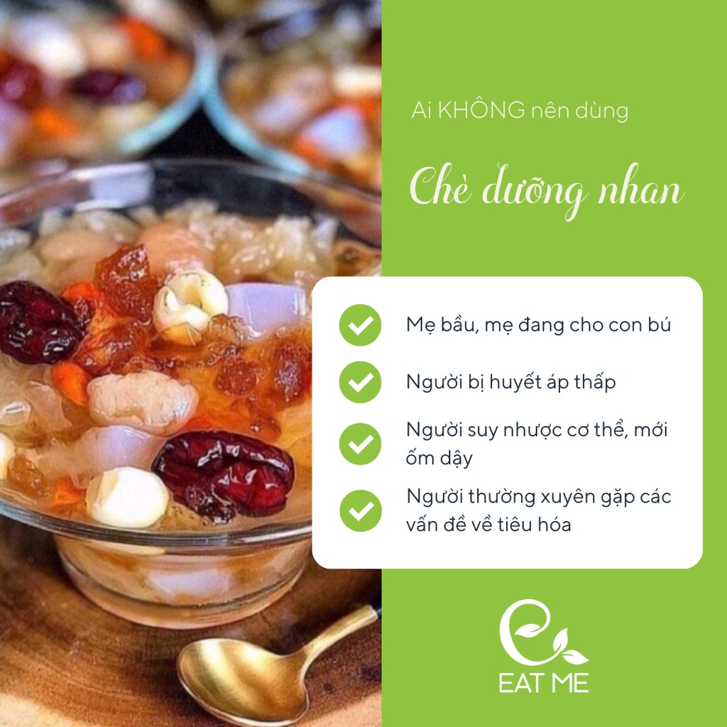 Set Chè Dưỡng Nhan Tuyết Yến 15 Vị EatMe - Set Nguyên Liệu Nấu Chè Dưỡng Nhan Cực Phẩm