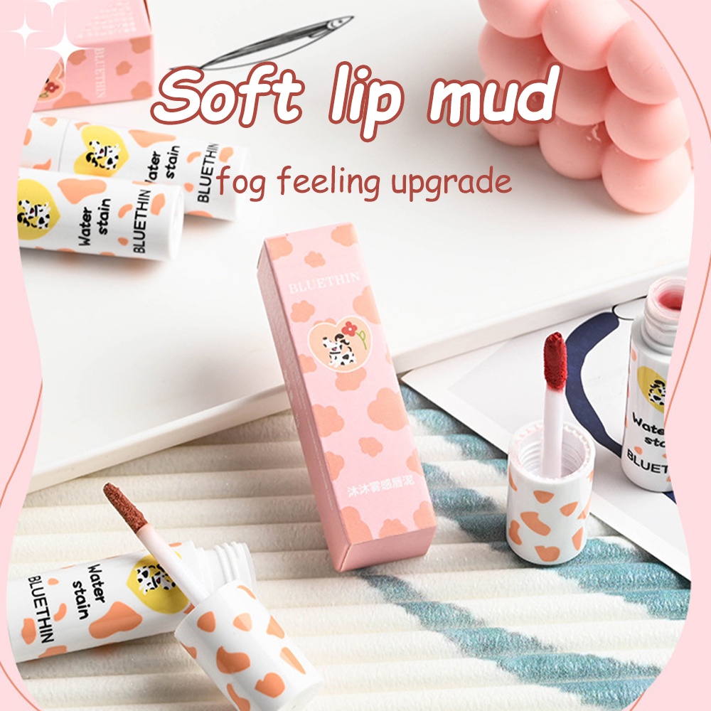 Son Môi Dưỡng Ẩm Mềm Mịn 6 Màu Sắc Tùy Chọn Dành Cho Nữ