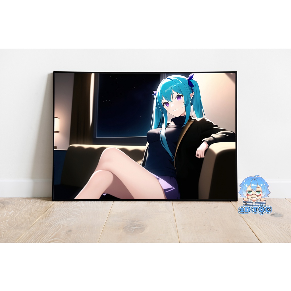 TRANH POSTER A3 dán tường Tao Muốn Trở Thành Chúa Tể Bóng Tối  - 2D Tộc Shop