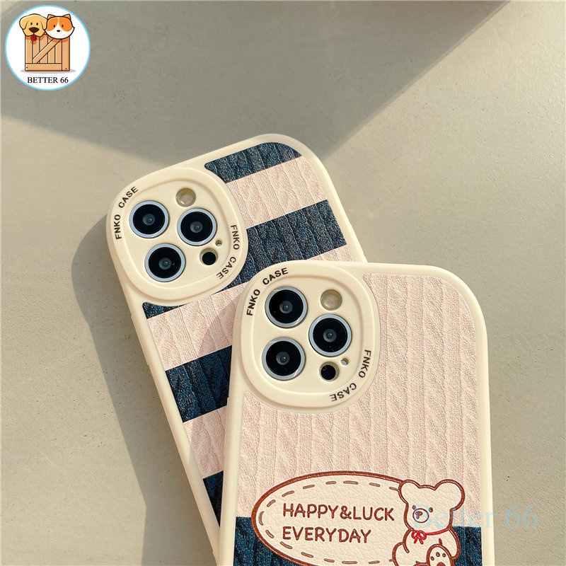 Ốp Điện Thoại Silicon Dẻo In Hình Cặp Đôi Gấu Đáng Yêu Cho IPhone 14 Plus 13 12 11 Pro Max XS Max XR X 8 7 Plus