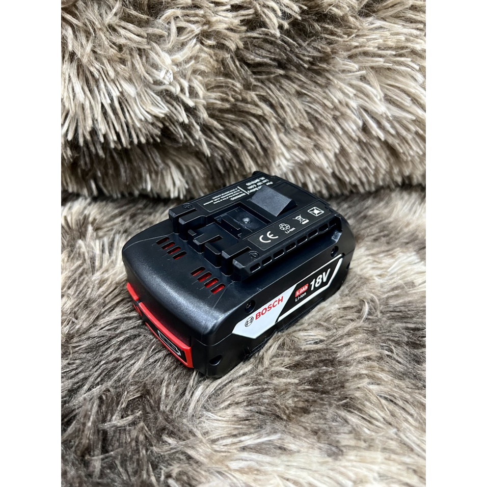 Pin Bosch đóng 18v nhận sạc zin, có led báo pin