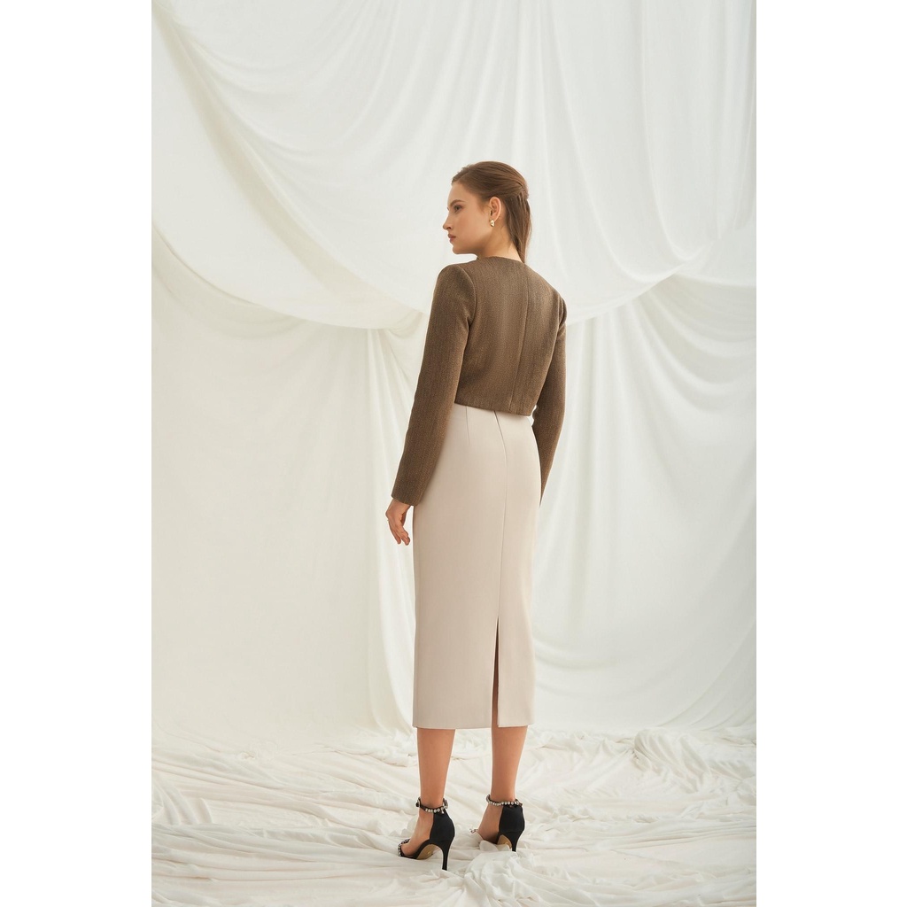 MAVEN - Chân váy bút chì dáng dài có túi Natalie Skirt