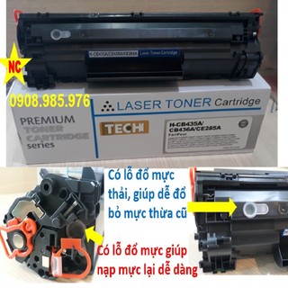 Hộp mực 35a, cho máy in hp 1005, 1006, p1005, p1006 in đậm, đẹp, BH 12 tháng, in 1.500 trang, mới 100%. Cartidge CB435a