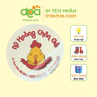 Combo In Namecard Intemre.com Kt: 8.8x5.3cm Tem Nhãn Dán Và Mẫu Thiết Kế