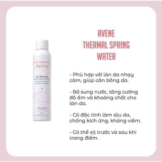 ‼️‼️ XỊT KHOÁNG AVENE ‼️‼️ 300ml Mẫu mới