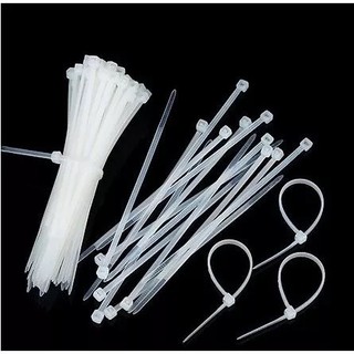 Dây rút trắng bằng nhựa 5size