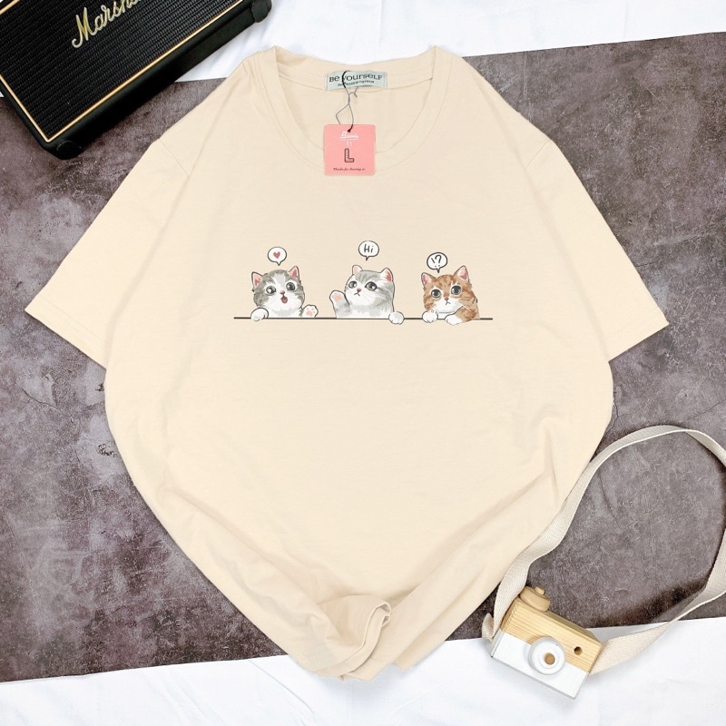 Áo Thun Tay Ngắn UNISEX TẾT MÈO CAT BOSS “HOÀNG THƯỢNG” - Hình chụp thật (Đủ size M-L-XL-XXL)