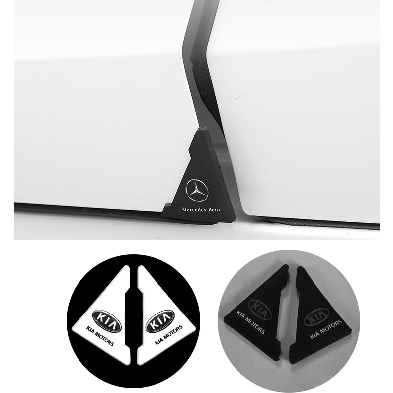 SPECTRA Bộ 2 Miếng Dán Góc Cửa Xe Hơi Chống Va Chạm Chống Trầy Trang Trí Cho KIA
