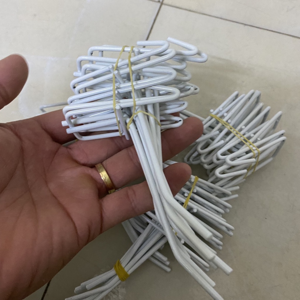 Móc Sắt Cài Lưới Sơn Tĩnh Điên Tấm Lưới Sắt Treo Đồ, Phụ Kiện Điện Thoại, Decor Trang Trí Shop Thời Trang