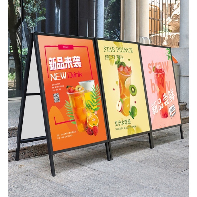 Khung Sắt Standee Trong Nhà, Ngoài Trời, KT 60 X 80cm, 80 x 120cm