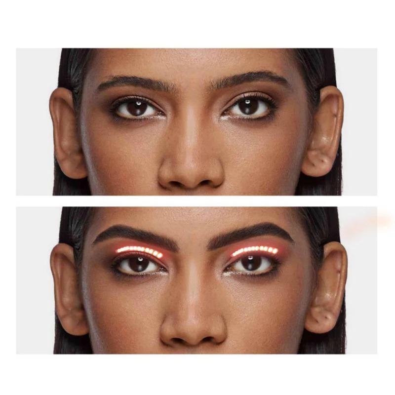 FelinWel - 1 Cặp Lông Mi Giả Chống Nước Có Đèn LED Phát Sáng Cho Dịp Halloween / Giáng Sinh