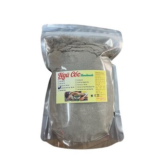 Bột Đậu Đen Xanh Lòng- Mè Đen Handmade 1 ký- đóng gói túi zip