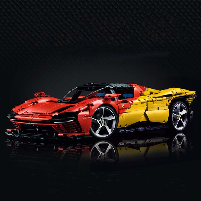 Nonlego Technic Siêu Xe Ferrari Daytona SP3 42143 Tỷ Lệ 1:8 Đồ Chơi Lắp Ráp 3778 Pcs Sieuthidochoitritue