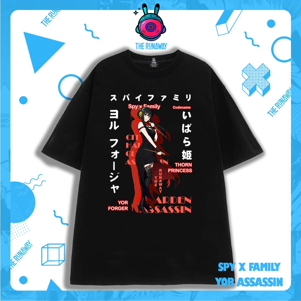 Áo phông Spy x Family: Yor Assassin Cotton 100% Nam / Nữ by The Runaway