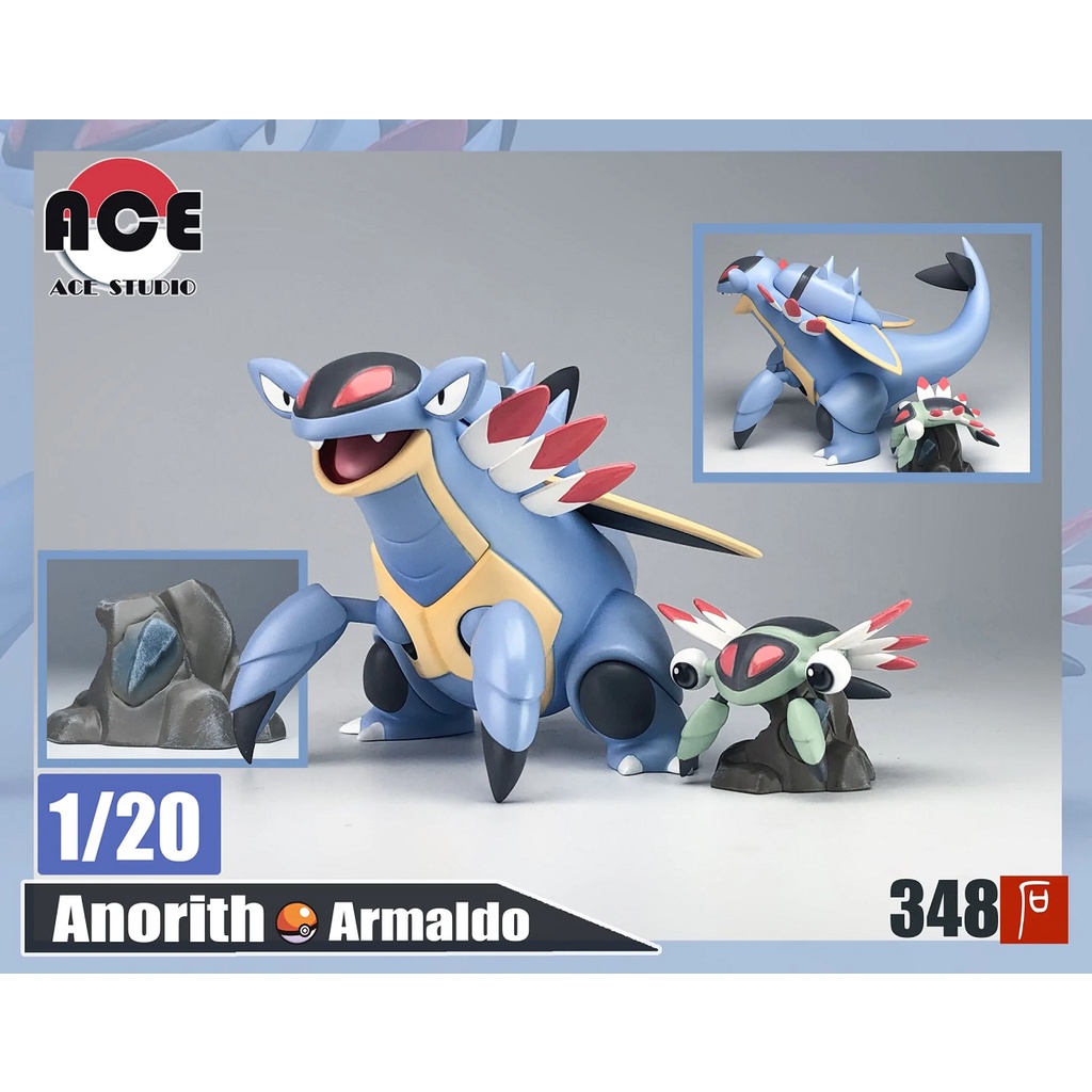 Mô hình Pokemon Scale World 1/20 Ace Studio - Anorith set