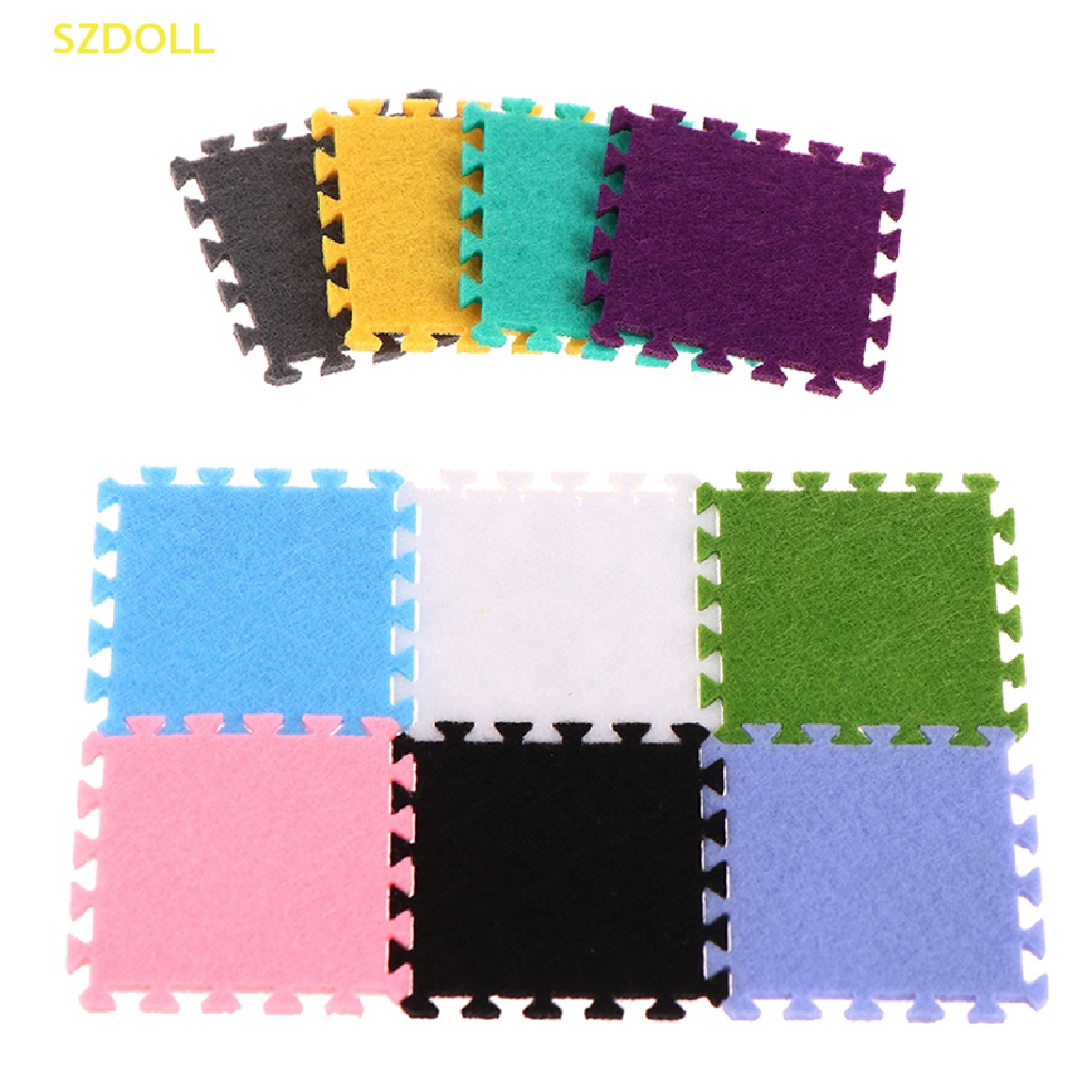 6 Thảm Lót Sàn Nhiều Màu Trang Trí Nội Thất Nhà Búp Bê 1: 12