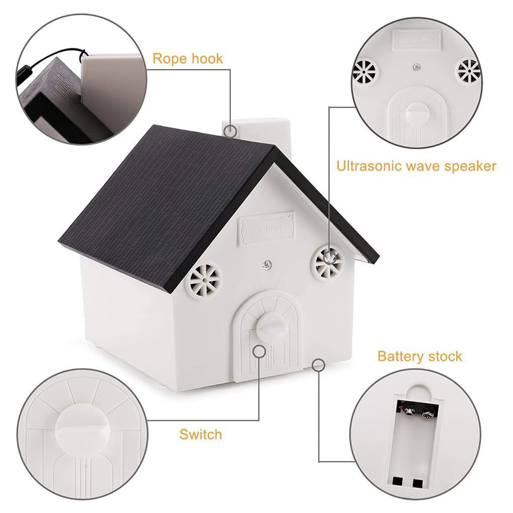 Thiết Bị Chống Chó Sủa Bằng Sóng Siêu Âm Cỡ Nhỏ / Vừa / Lớn Tiện Dụng