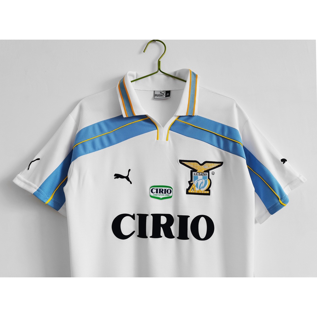 Áo Bóng Đá Đội Tuyển Lazio 99-00 Phong Cách Retro