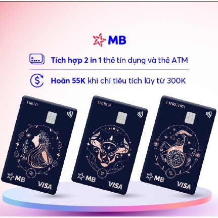 Toàn quốc [Evoucher& Dịch vụ] Dịch vụ phát hành thẻ MB Hi Visa Collection - Nhóm Cung Đất
