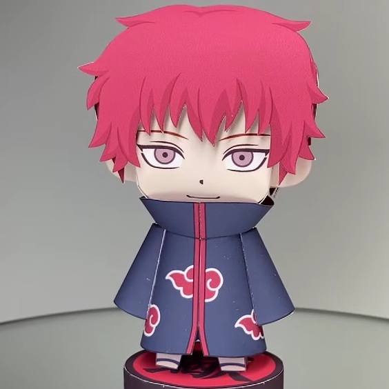 Mô hình Anime NARUTO - SASORI (kèm hộp trưng bày nhân vật)