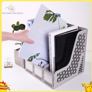Giá 3 ngăn đựng hồ sơ, tài liệu giá rẻ DELI - 9845