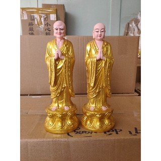 Tượng Ananda và Ca Diếp cao 30cm